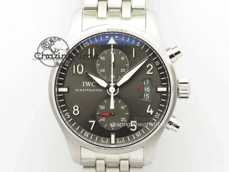 MIROTIME 0319 Portofino IW458101 RG MK 1:1 Best Edition Silver Dial On Red Leather Strap MIYOTA FashionForward 7162